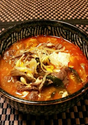 간단하게 할 수 있어버리는 육개장 스프♪-레시피의 메인 사진